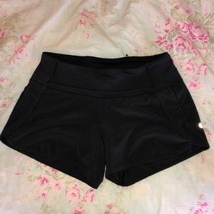 lululemon black athletic shorts!